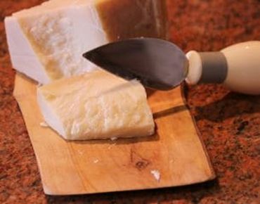 Image of a grana padano. 